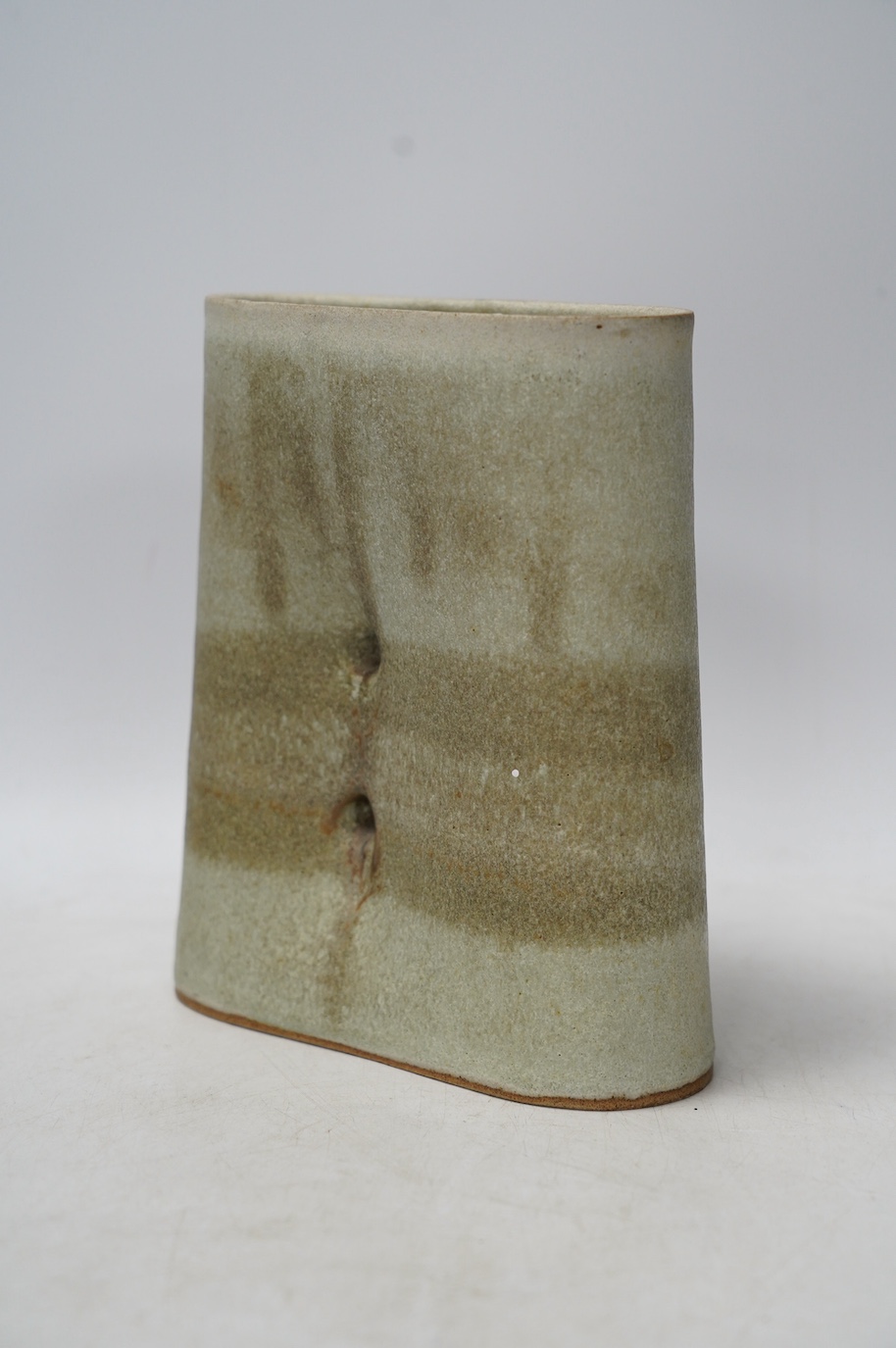 Eileen Lewenstein (1925-2005), a studio pottery vase, stamped to the base, 18.5cm high. Condition - good